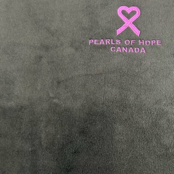 Free With Purchase Fleece Blanket with Purple Embroidery - Picture 3 of 4